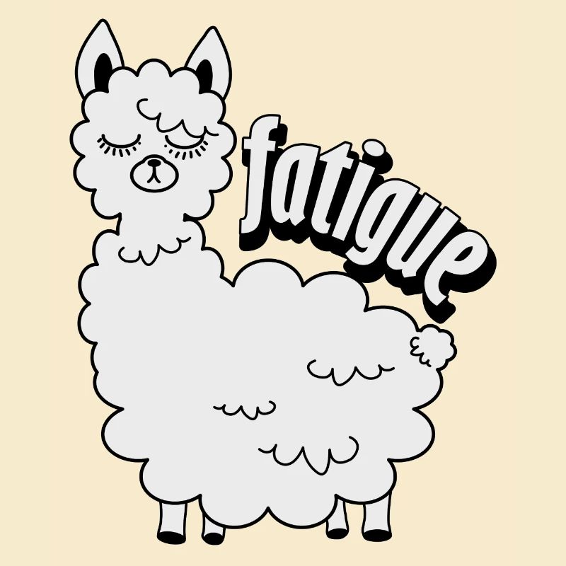Sleeping llama