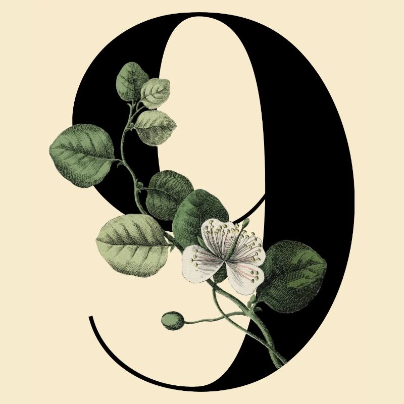 Nummer 9 Blumengrün -9. Blumengeburtstag