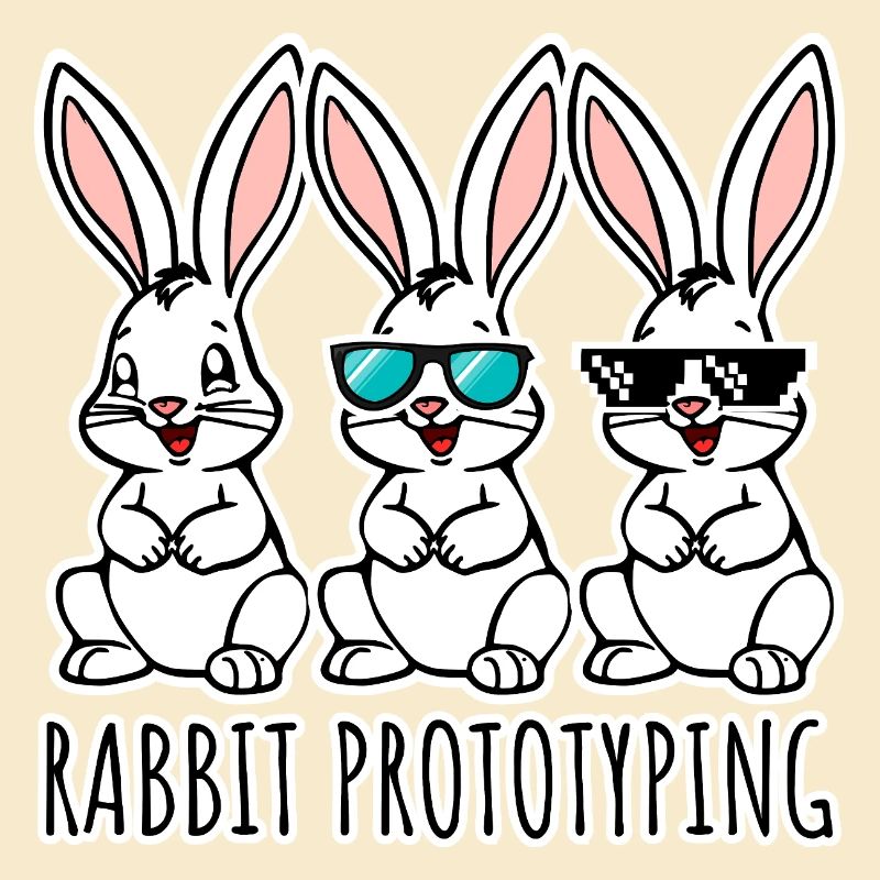 Lapin Prototypage de lapins CAD à partir de l’imprimante 3D