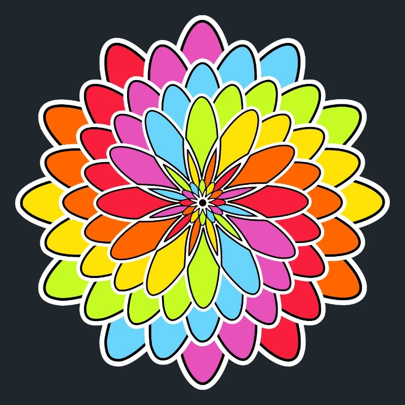 Regenbogen Blüte