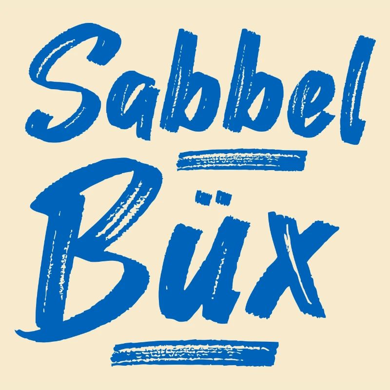 Sabbelbüx Plattdeutsch blau