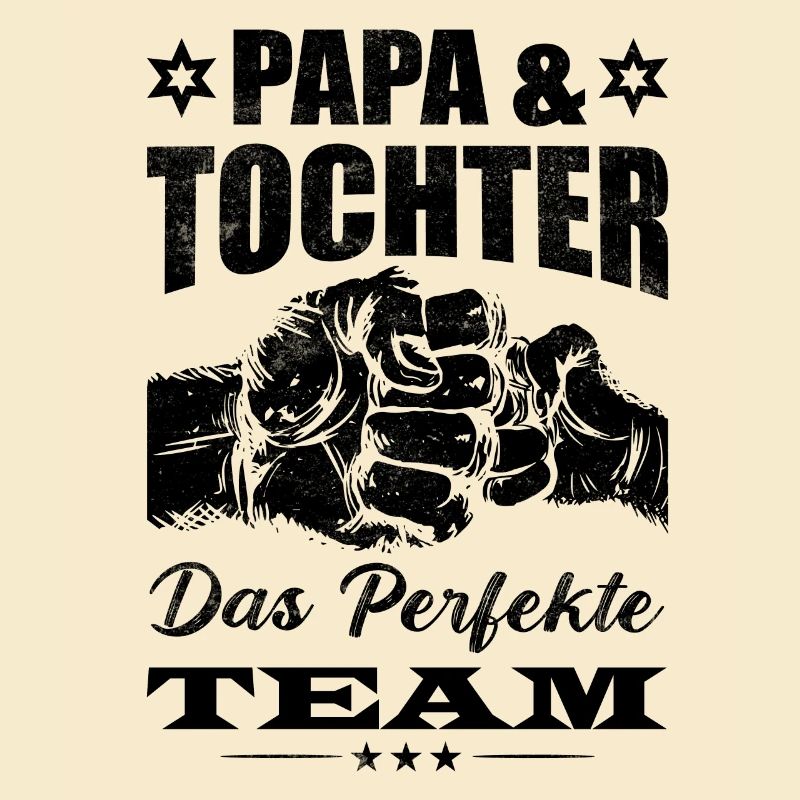 Papa und Tochter das perfekte Team Spruch