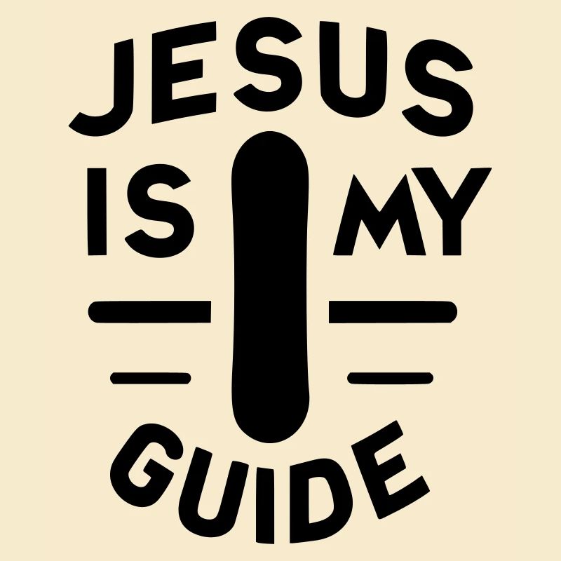 Jésus est mon guide - Snowboard