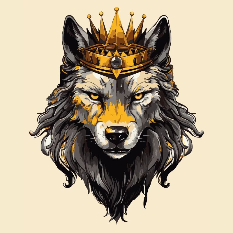 Couronne d’animal loup