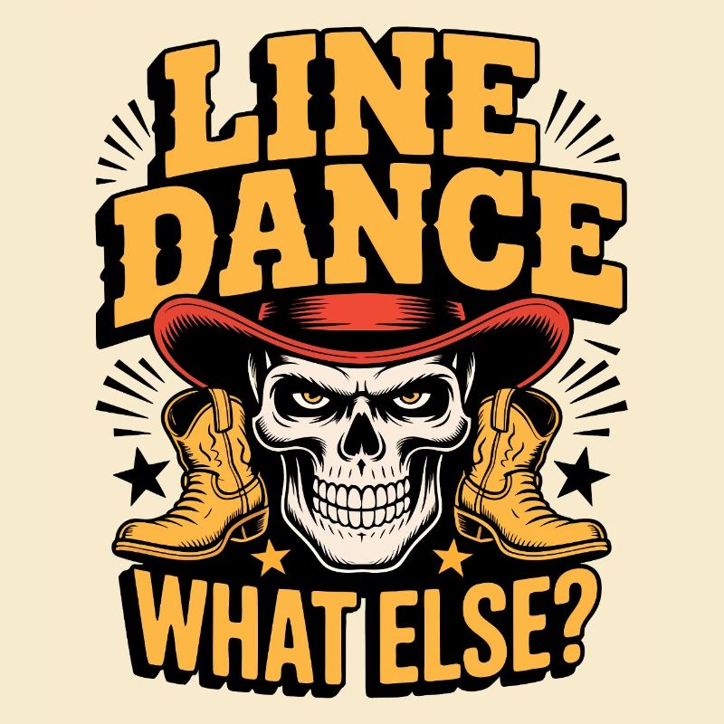 Line Dance Skull Was Sonst