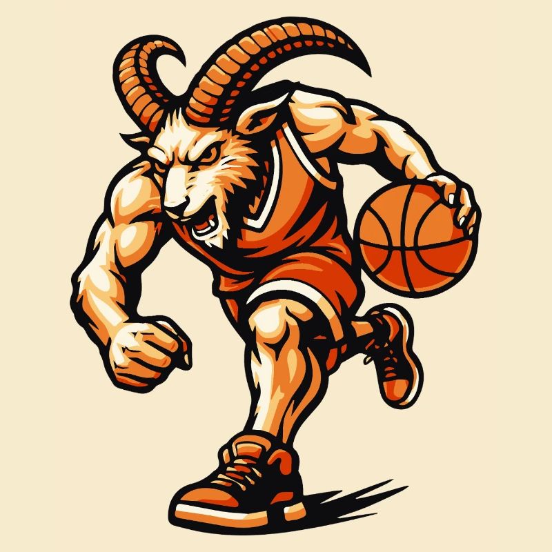 Hoopster de chèvre cornu