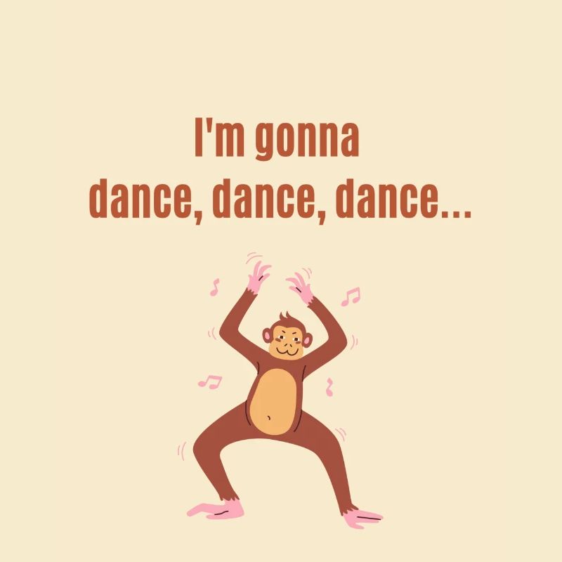 Fasching Dance dance dance.. funny dancing monkey
