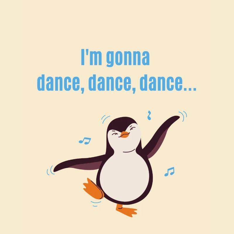 Carnaval - Pingouin dansant - danse danse danse