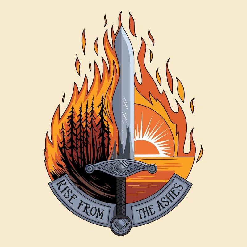 Rise From the Ashes – Phoenix Warrior Sword Art