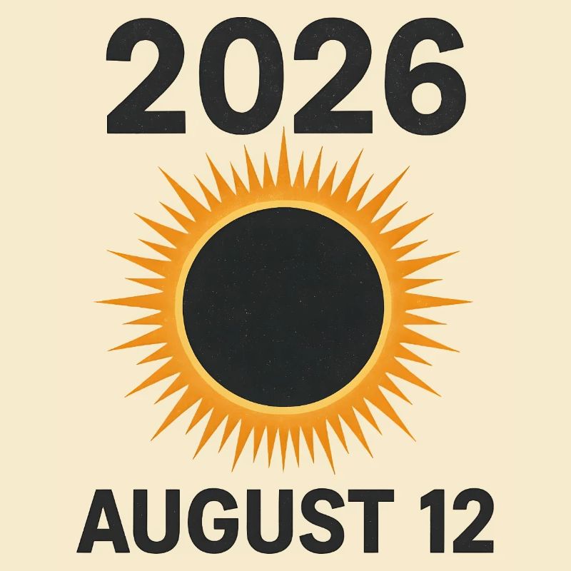 12 août 2026 - éclipse totale de Soleil
