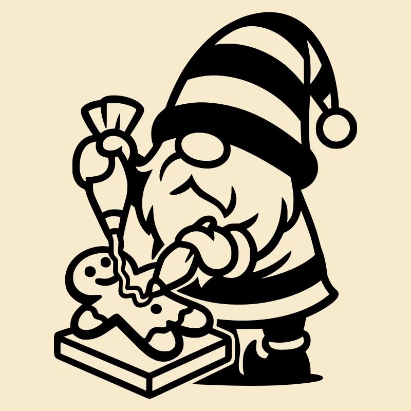 Gingerbread Baking Gnome