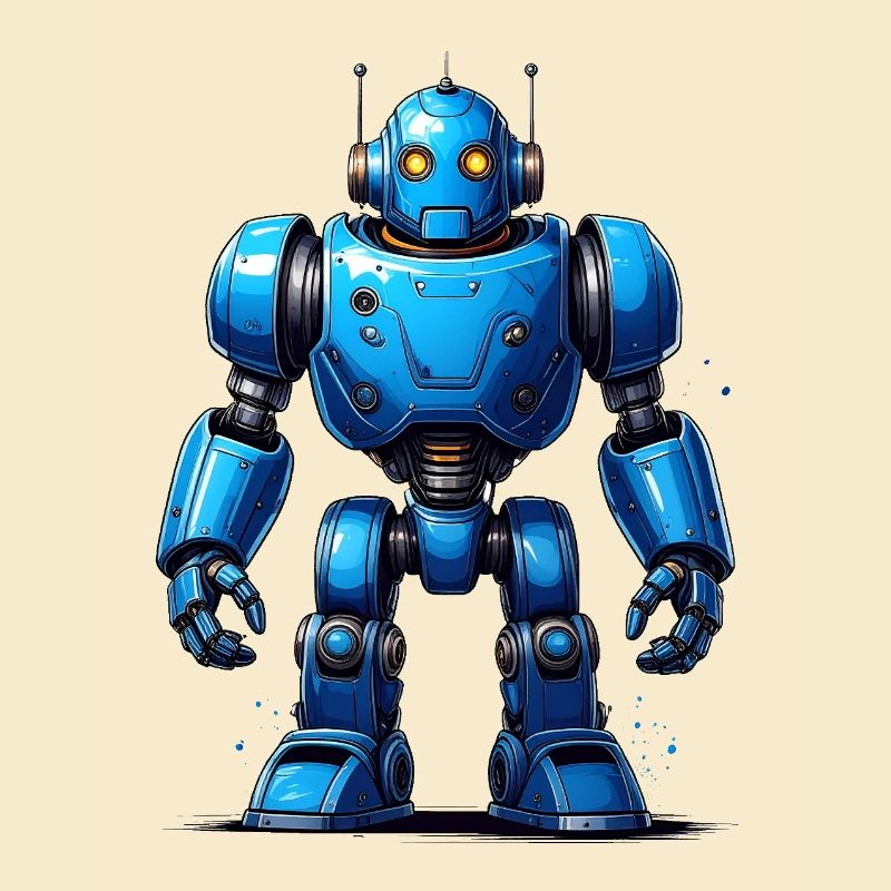 Blue robot