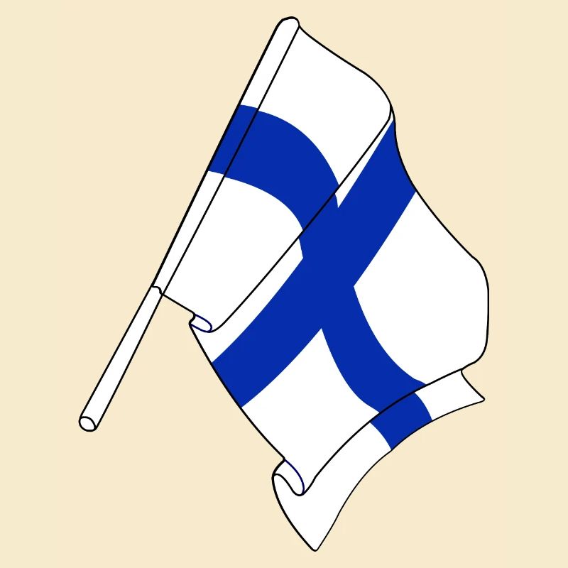 Drapeau de la Finlande