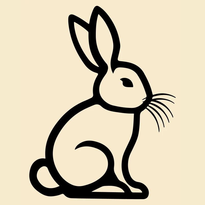 Symbole de lapin de Pâques Pâques