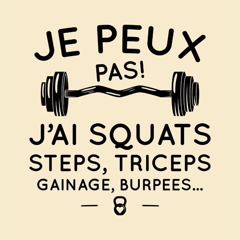 I can't I squats steps triceps ganage