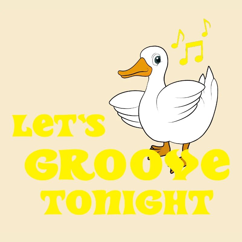 Duck dancing saying Let's groove tonight