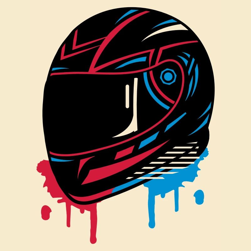 Motorcycle helmet Graffiti