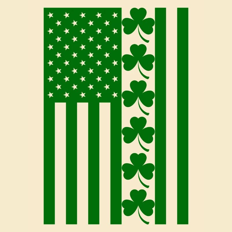 Drapeau américain de la Saint-Patrick