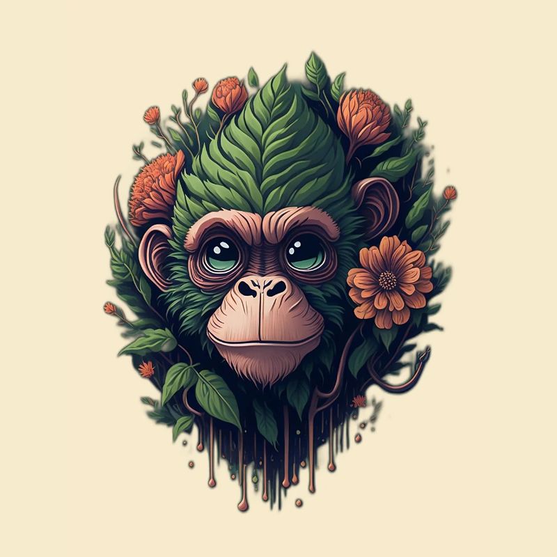 Singe de la nature