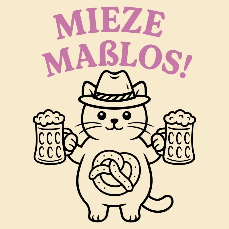 Mieze maßlos! - Bayerisches Partyshirt