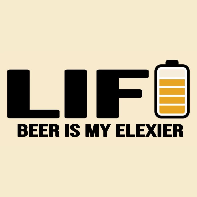 Bier Biergarten Trinkspruch "beer elexier"