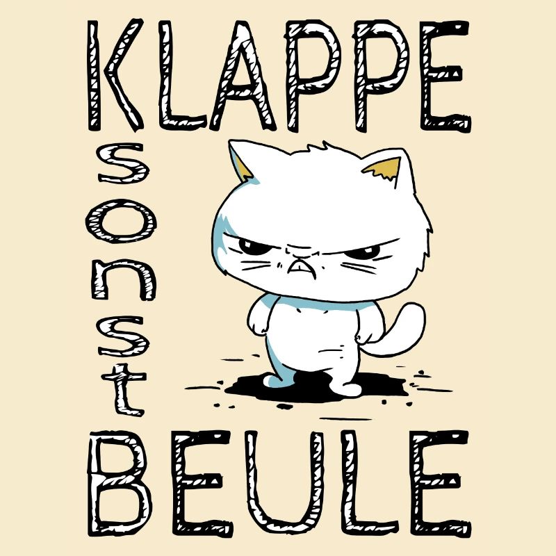 Klappe sonst Beule