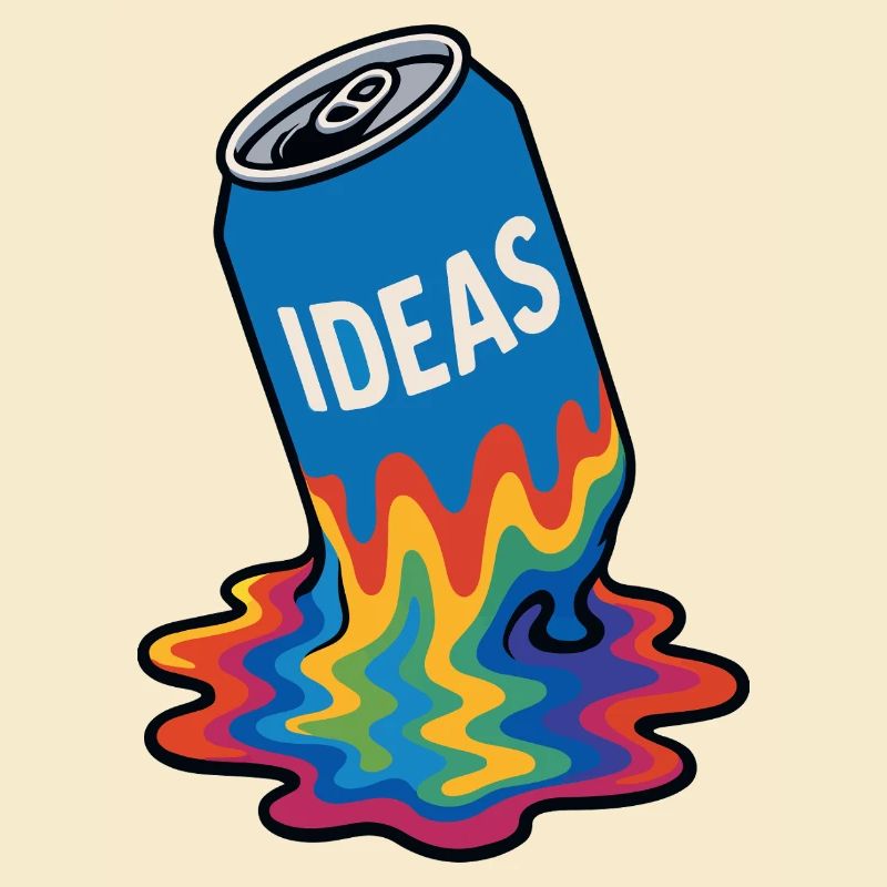 Ideas Melting Rainbow Can