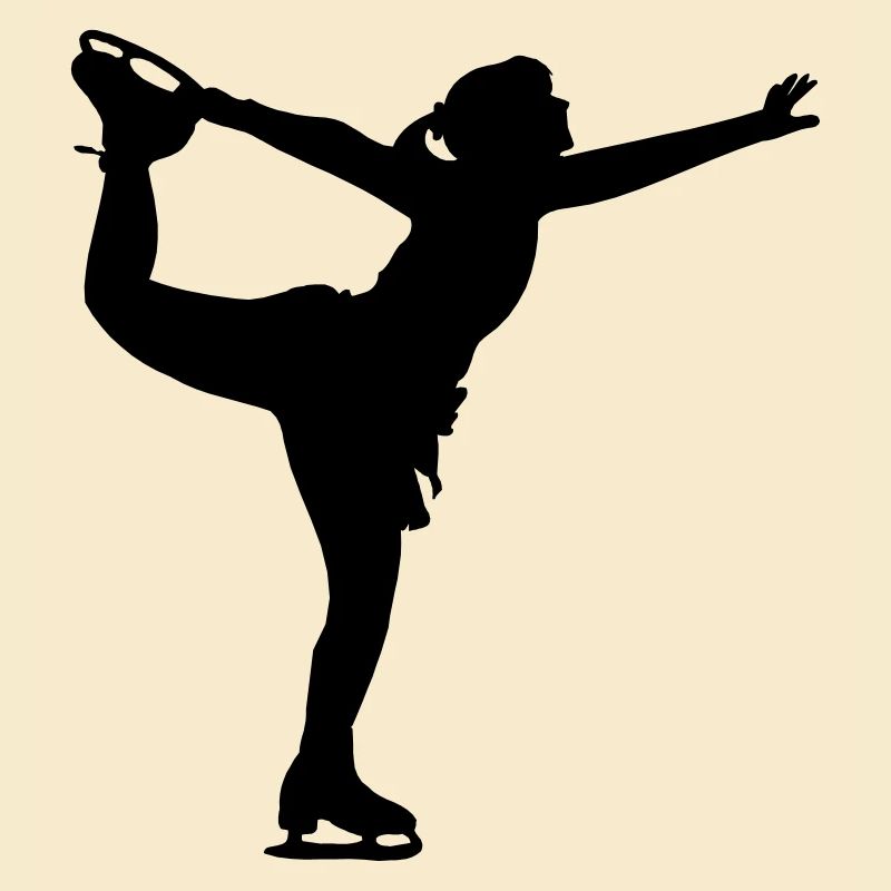 Eiskunstlauf Tanzende Mädchen oder Frauen