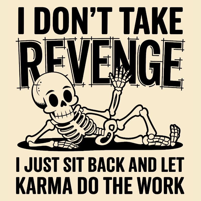 Funny Karma Skeleton