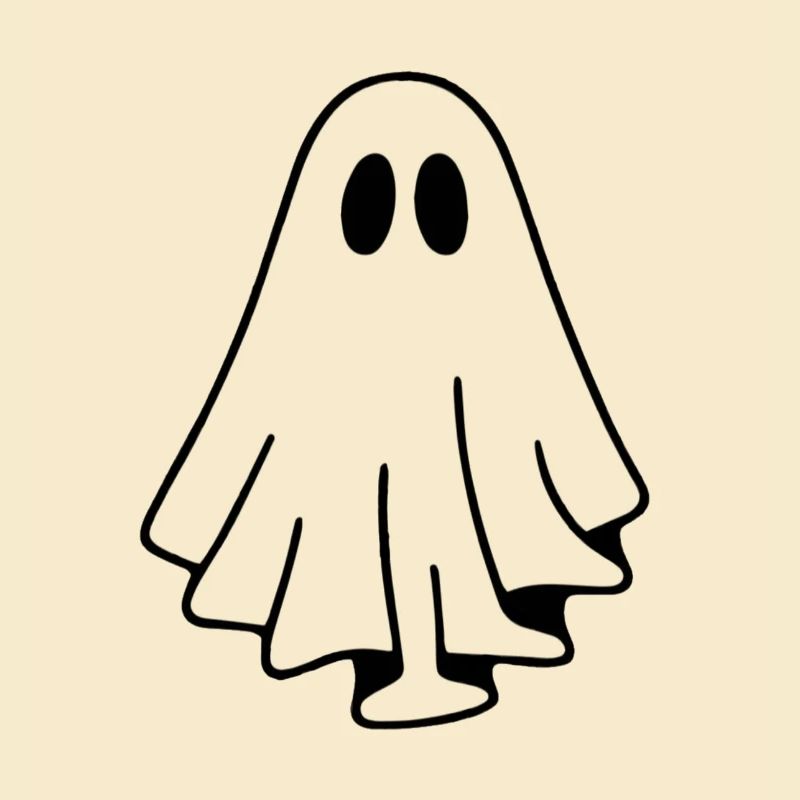 Fantôme Silencieux dans une Cape Drapée