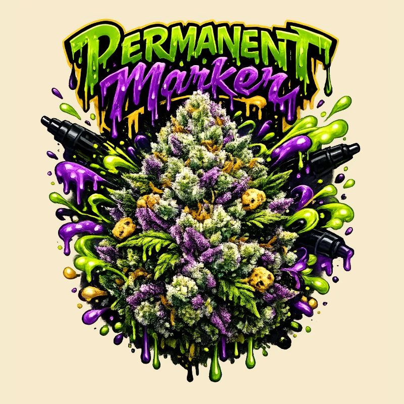 Permanent Marker Graffiti Print