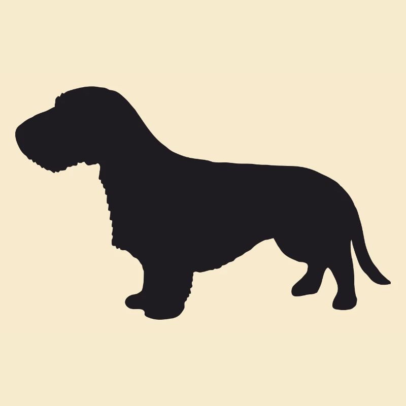 Rauhaardackel Silhouette