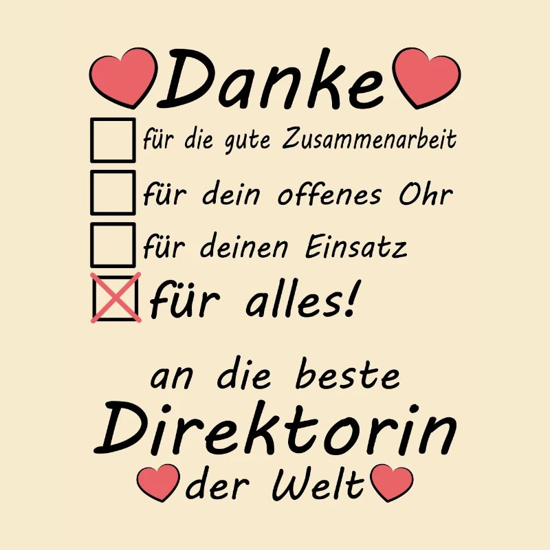 Beste Direktorin Schule Danke Abschiedsgeschenk