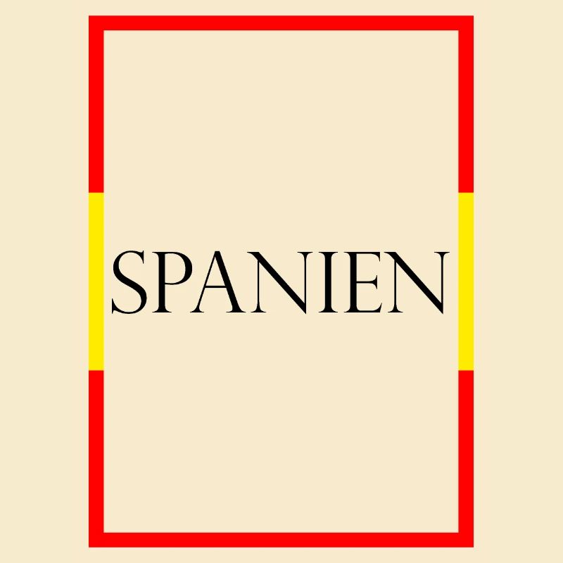 Spain, España Statement lettering with flag
