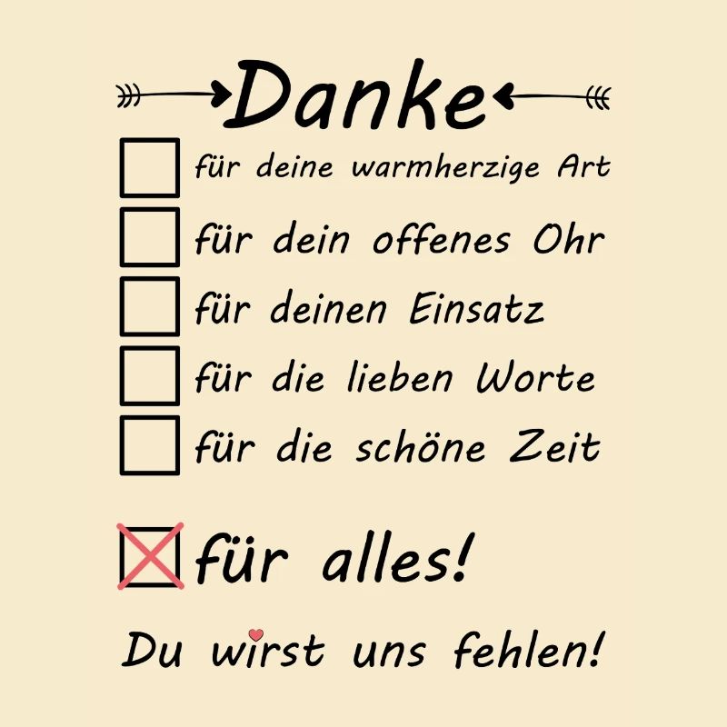 Mitarbeiter Abschiedsgeschenk Abschied