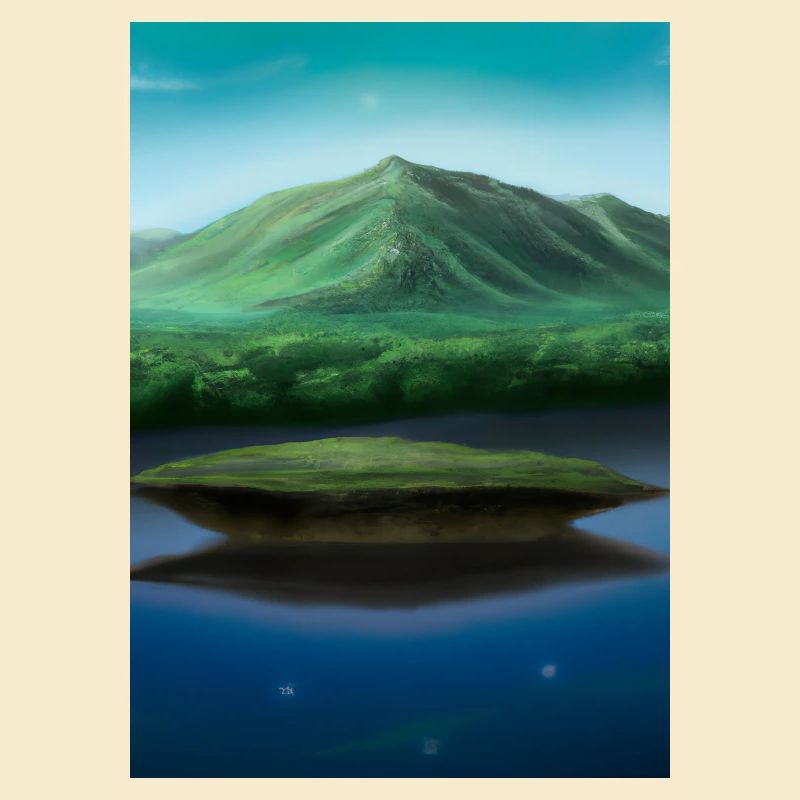 Flying Island Outer Space