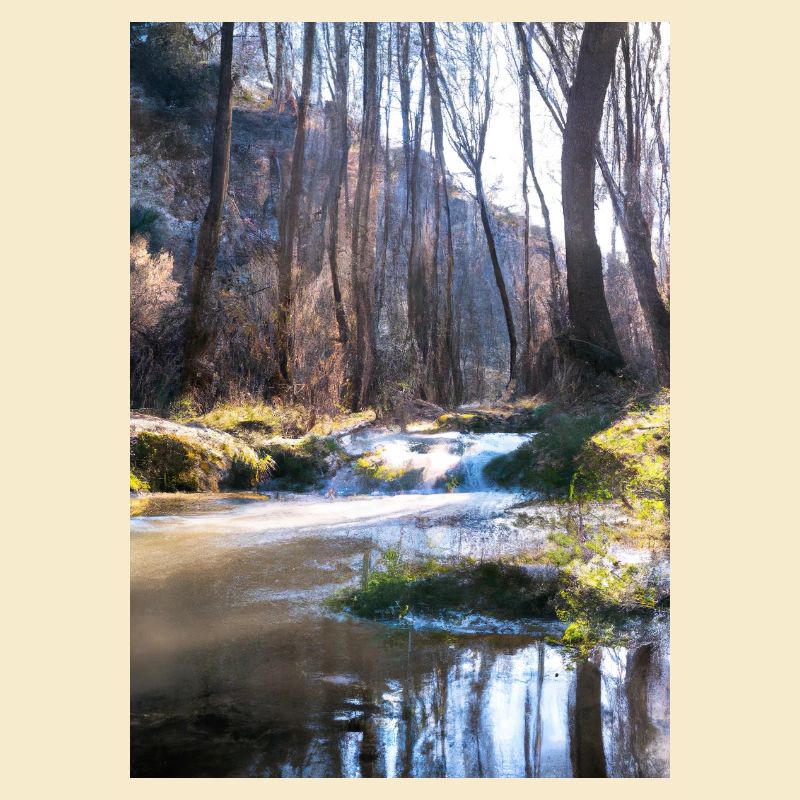 Forest River Wasserfall