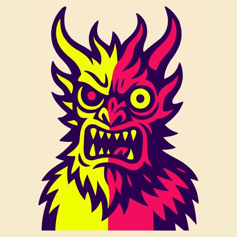 Pop Art Devil's Monster