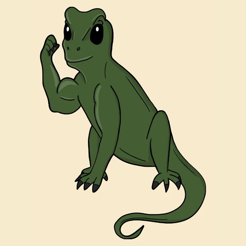 Lézard vert Flex