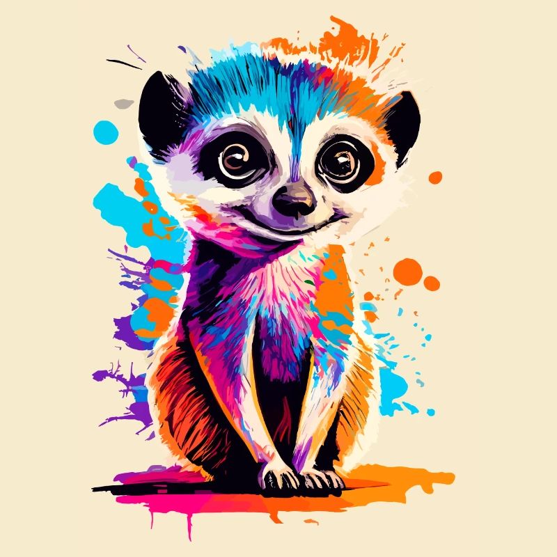 Suricate coloré - Suricate du désert