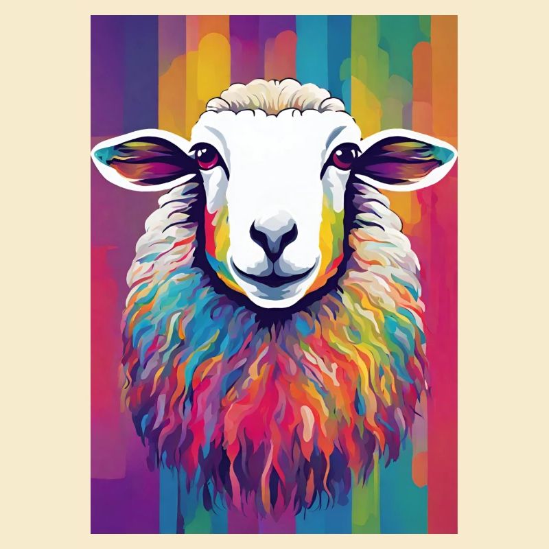 Colorful Sheep