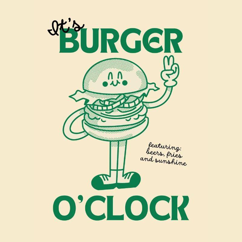 It's Burger o'clock
