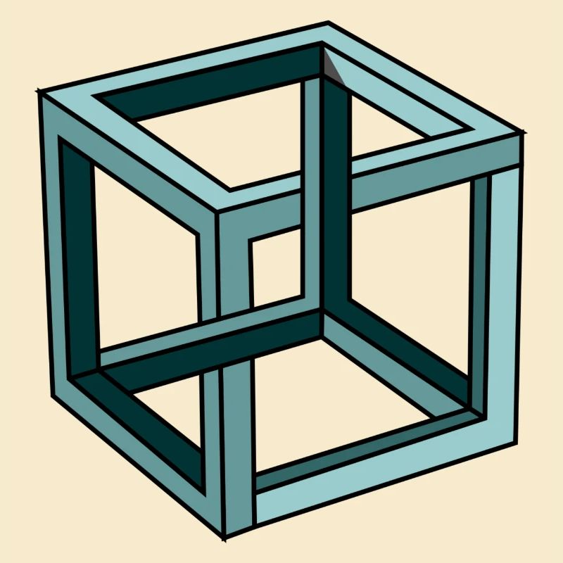 Escher Impossible Cube