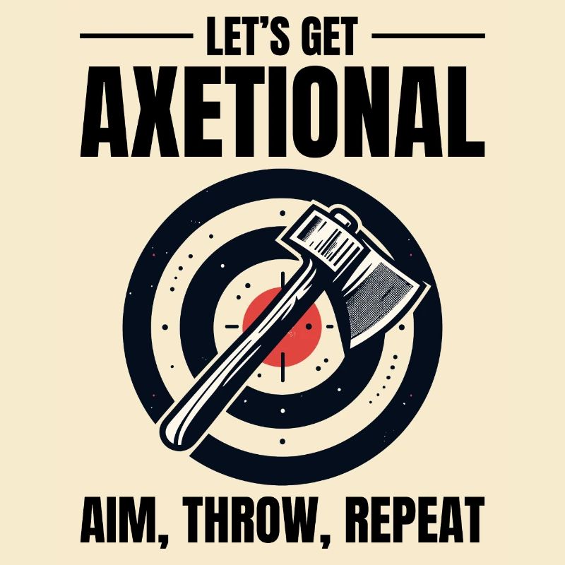 Axe axe de lancer Bullseye Aim Throw Repeat