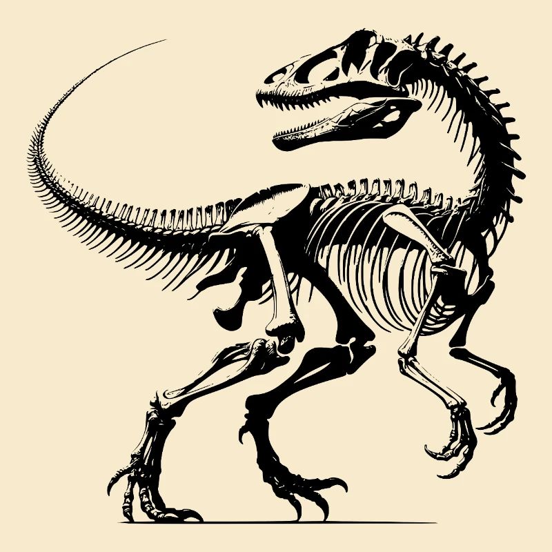 Dinosaur Bone Old, No Skin, No Problem