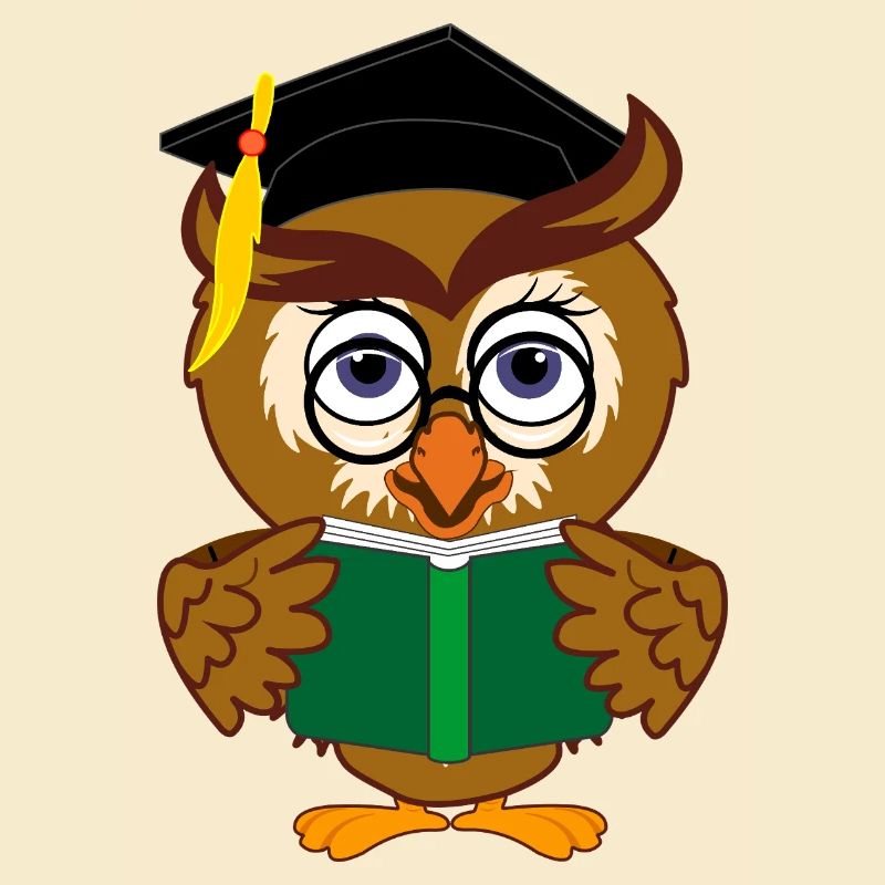 Hibou de lecture avec Smart Book