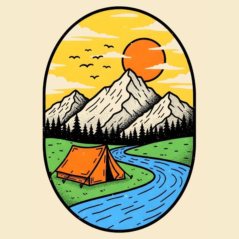 Mountain Sun Campfire Tent