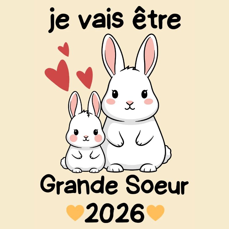 Zukünftige große Schwester 2026 Ich werde eine große Schwester sein