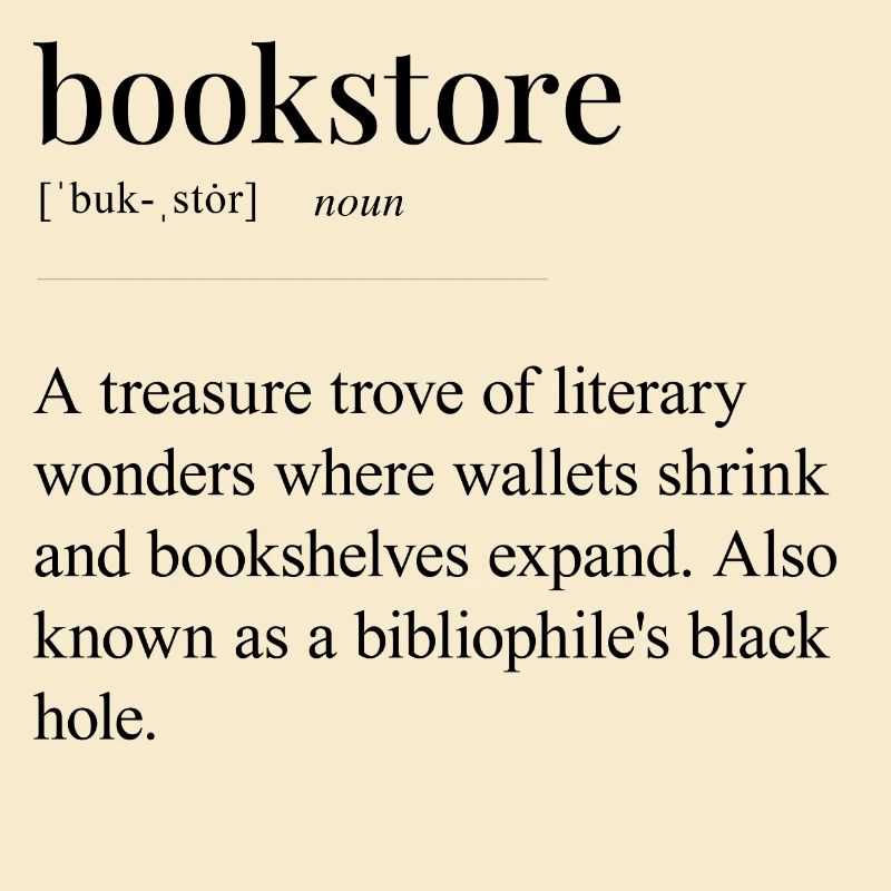 bookstore - dictionary meaning funny