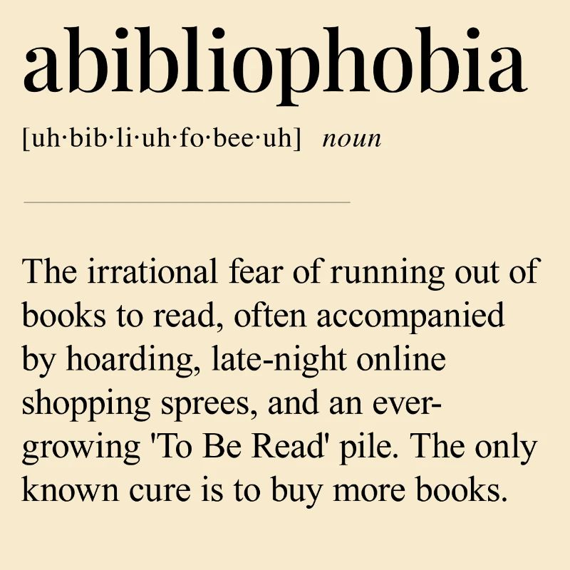 abibliophobia